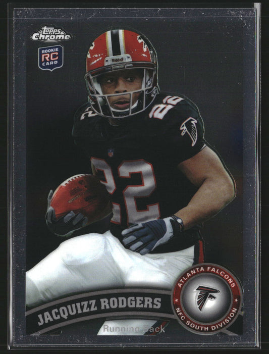 Jacquizz Rodgers 2011 Topps Chrome 163 RC RC Atlanta Falcons