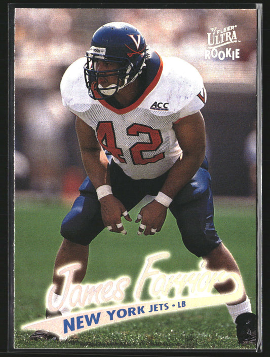James Farrior 1997 Ultra 184 RC RC New York Jets
