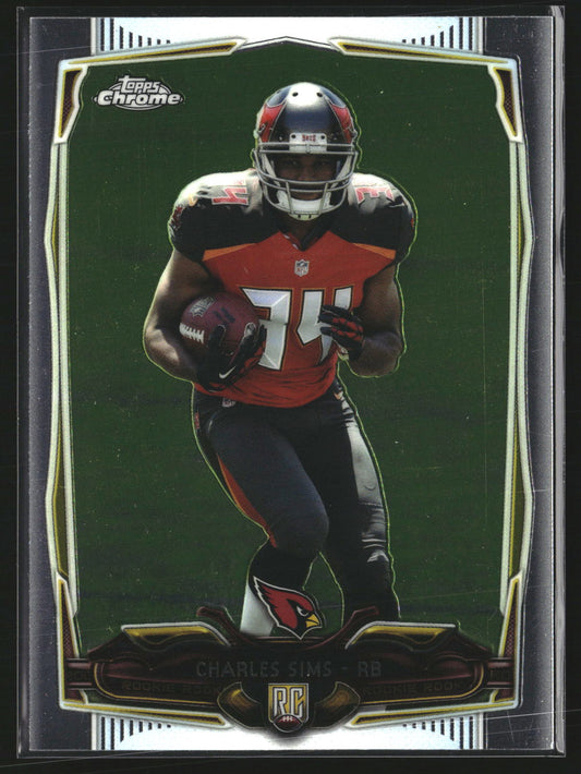 Charles Sims 2014 Topps Chrome 191 RC RC Tampa Bay Buccaneers