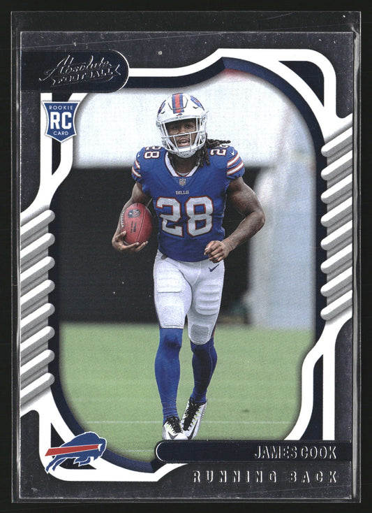 James Cook 2022 Panini Absolute 115 Retail RC RC Buffalo Bills