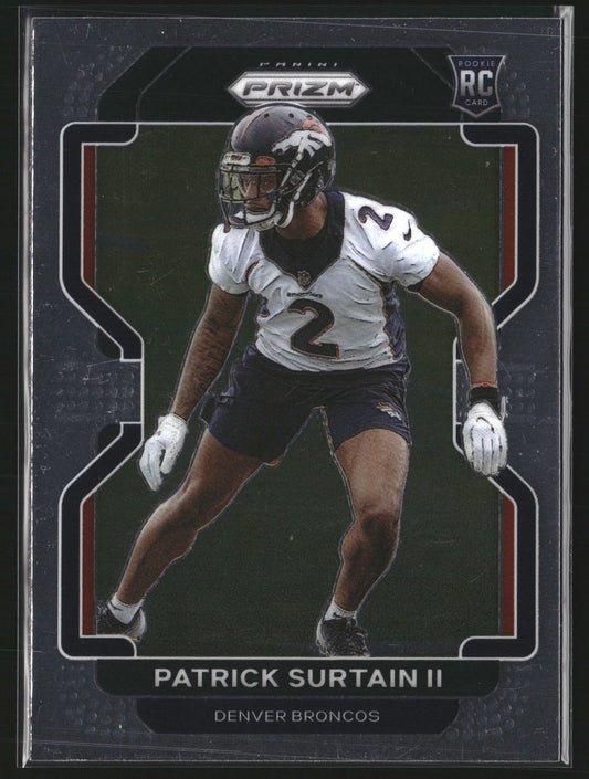 Patrick Surtain II 2021 Panini Prizm 374 RC RC Denver Broncos