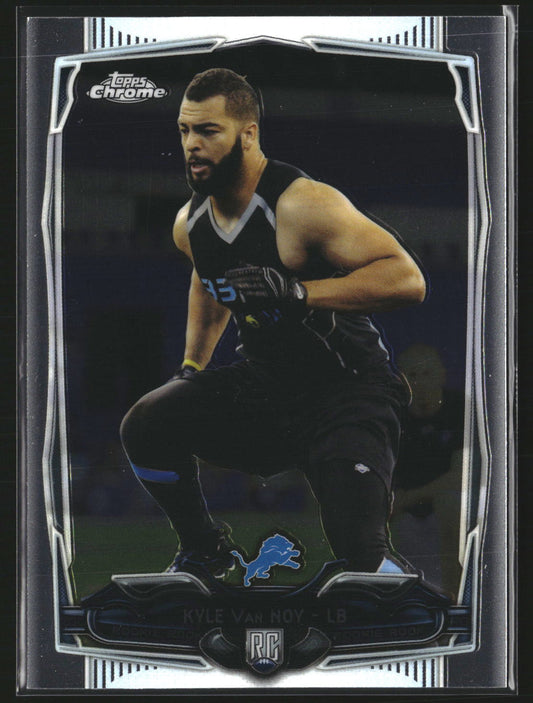 Kyle Van Noy 2014 Topps Chrome 205 RC RC Detroit Lions