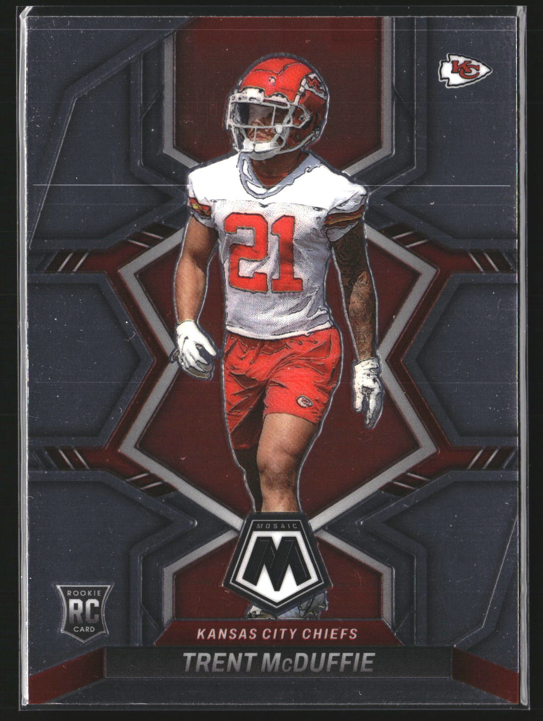 Trent McDuffie 2022 Panini Mosaic 371 RC RC Kansas City Chiefs