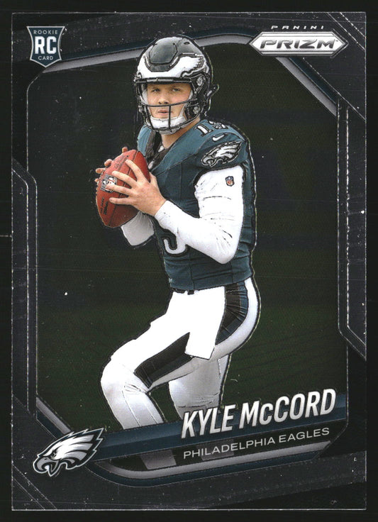 Kyle McCord 2025 Panini Prizm 377 RC RC Philadelphia Eagles