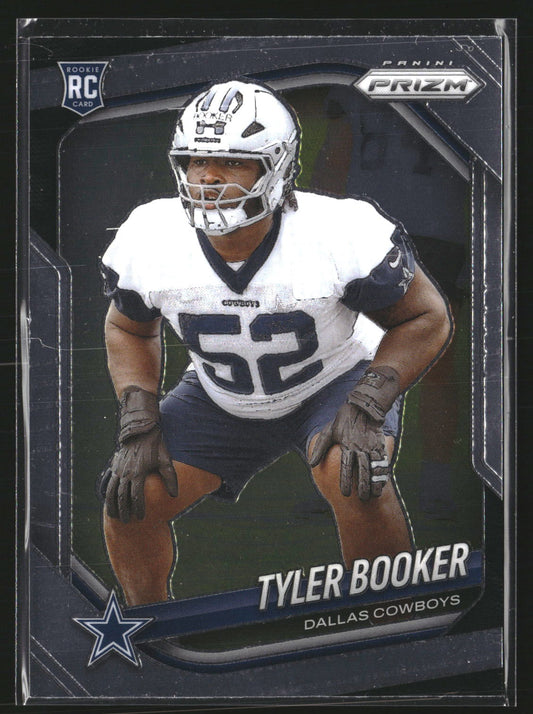 Tyler Booker 2025 Panini Prizm 322 RC RC Dallas Cowboys