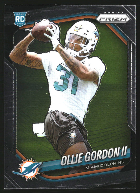 Ollie Gordon II 2025 Panini Prizm 333 RC RC Miami Dolphins