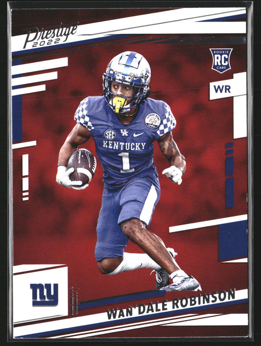 Wan'Dale Robinson 2022 Panini Prestige 368 RC RC New York Giants