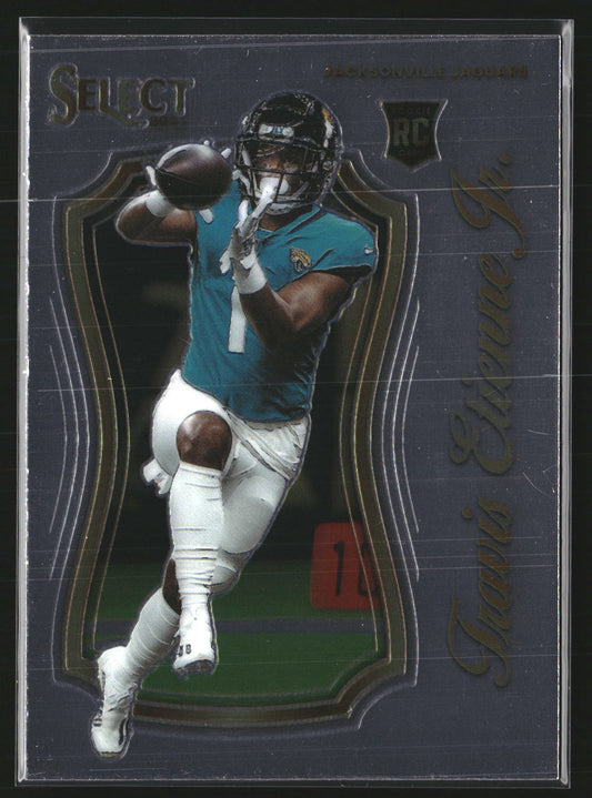 Travis Etienne Jr. 2021 Panini Select SCR-8 Select Certified Rookies Jaguars