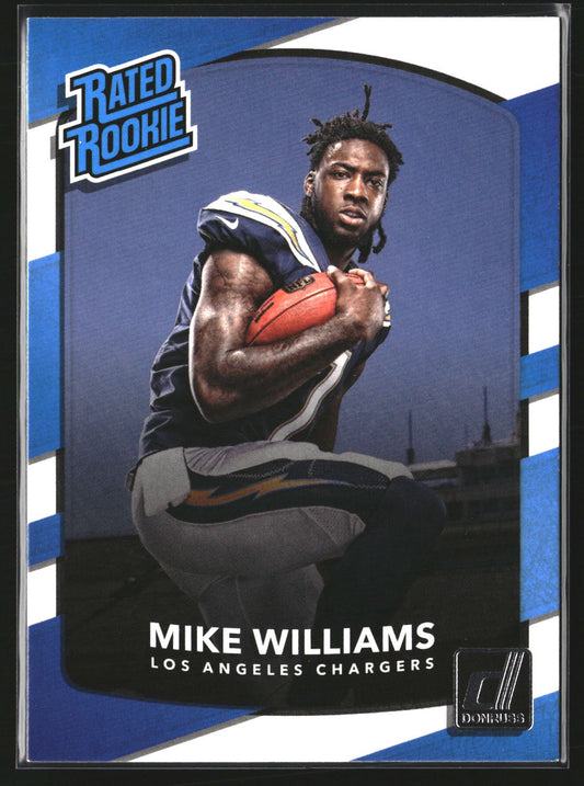 Mike Williams 2017 Donruss 324 RC RC Los Angeles Chargers