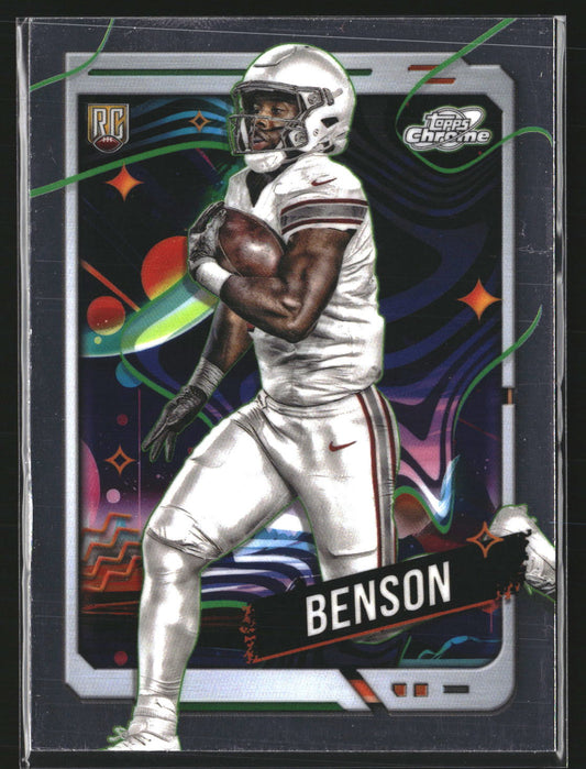 Trey Benson 2024 Topps Chrome Cosmic 102 RC RC Arizona Cardinals