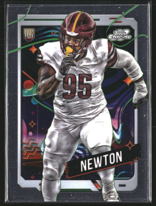 Jer'Zhan Newton 2024 Topps Chrome Cosmic 200 RC RC Washington Commanders