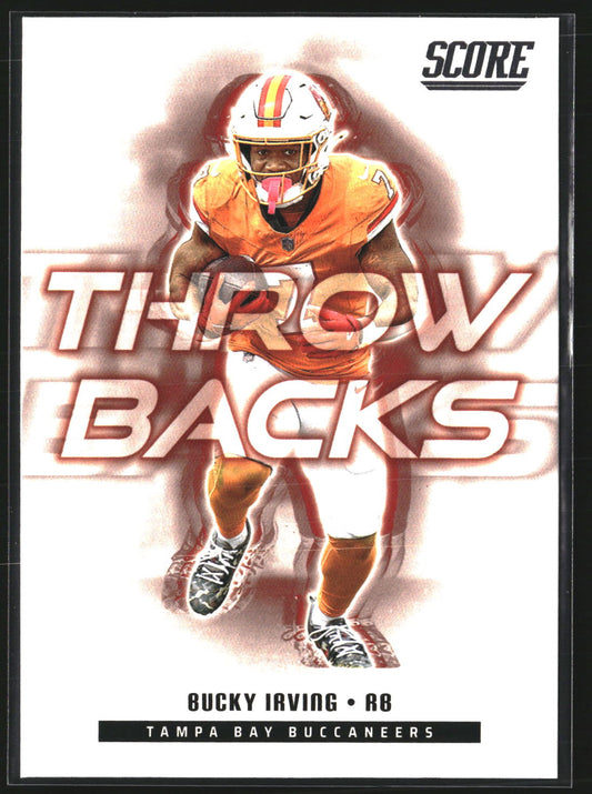 Bucky Irving 2025 Score 23 Throwbacks Tampa Bay Buccaneers