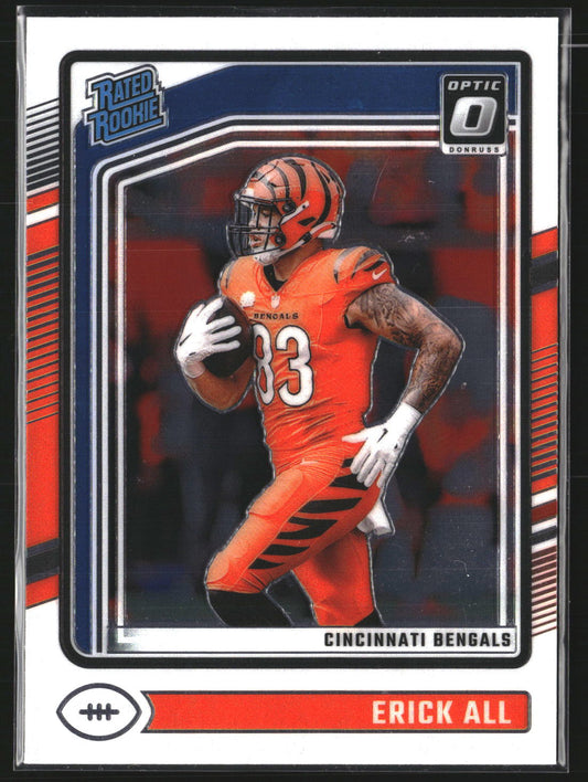 Erick All Jr. 2024 Donruss Optic 233 RC RC Cincinnati Bengals