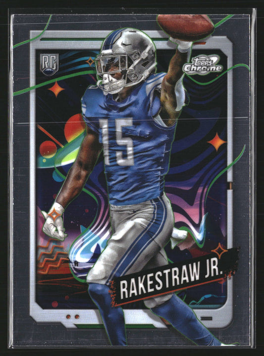 Ennis Rakestraw Jr. 2024 Topps Chrome Cosmic 132 RC RC Detroit Lions
