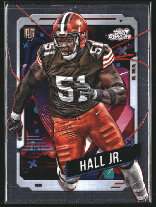 Michael Hall Jr. 2024 Topps Chrome Cosmic 124 RC RC Cleveland Browns