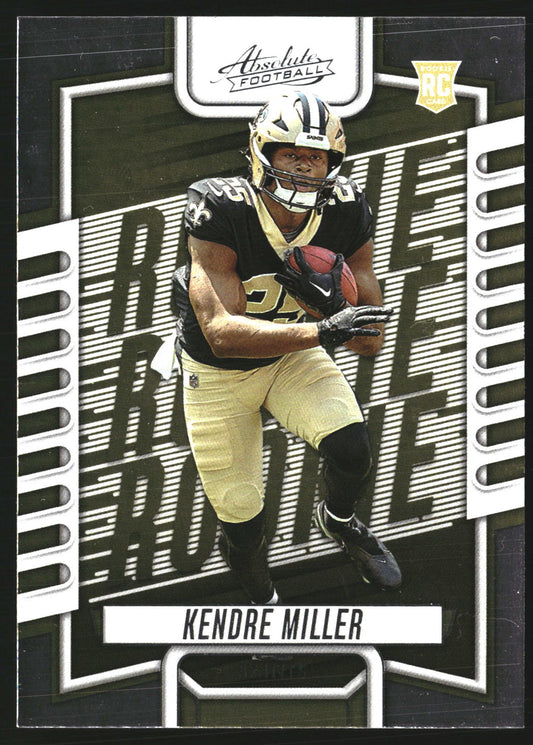 Kendre Miller 2023 Panini Absolute 125 Retail RC RC New Orleans Saints