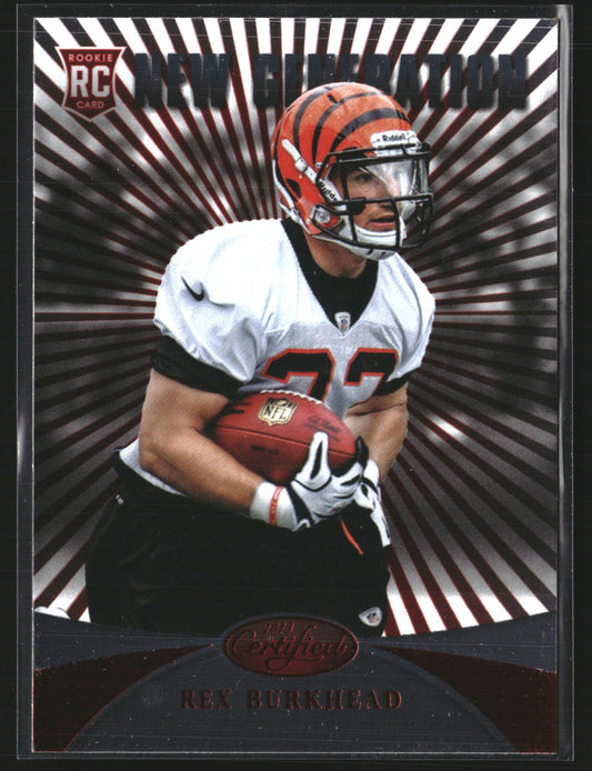 Rex Burkhead 2013 Panini Certified 275 Platinum Red RC RC Cincinnati Bengals