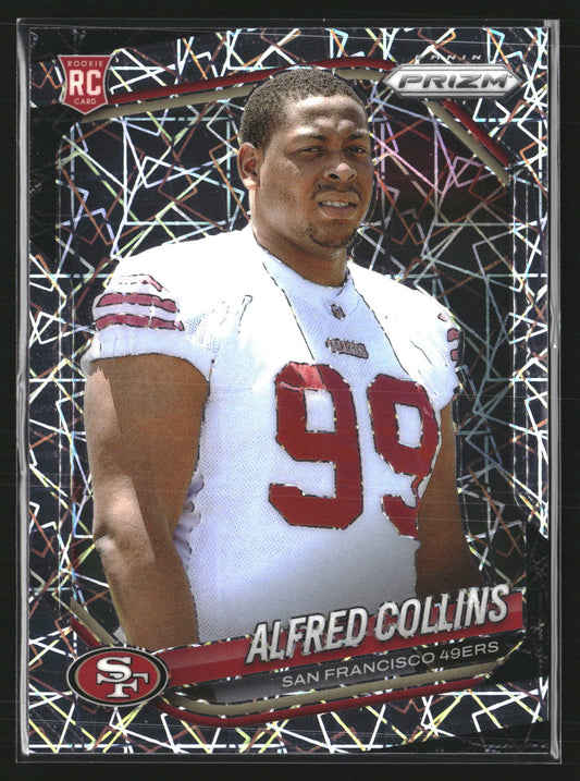 Alfred Collins 2025 Panini Prizm 388 Lazer San Francisco 49ers