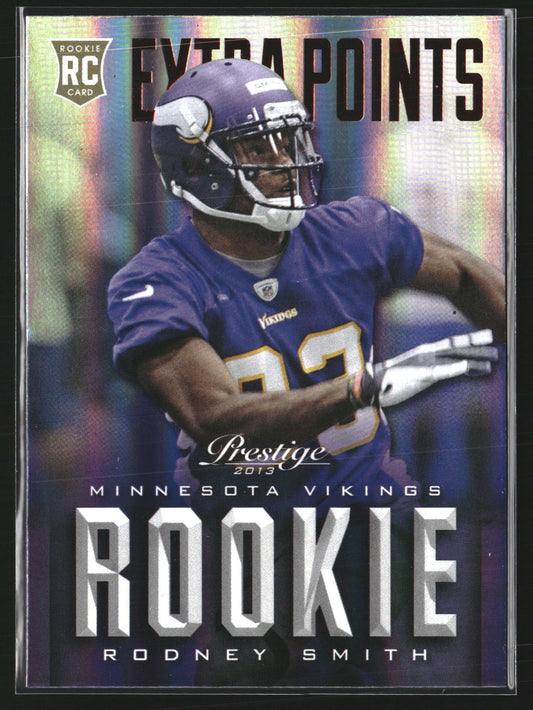 Rodney Smith 2013 Panini Prestige 281 Rookie Extra Points Red Minnesota Vikings