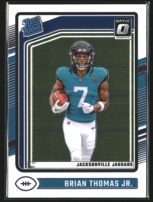 Brian Thomas Jr. 2024 Donruss Optic 214 RC RC Jacksonville Jaguars