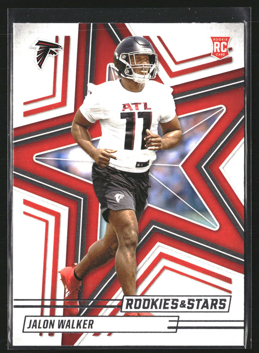Jalon Walker 2025 Panini Rookies & Stars 134 RC RC Atlanta Falcons
