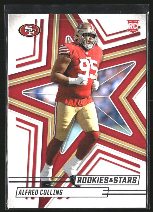 Alfred Collins 2025 Panini Rookies & Stars 102 RC RC San Francisco 49ers
