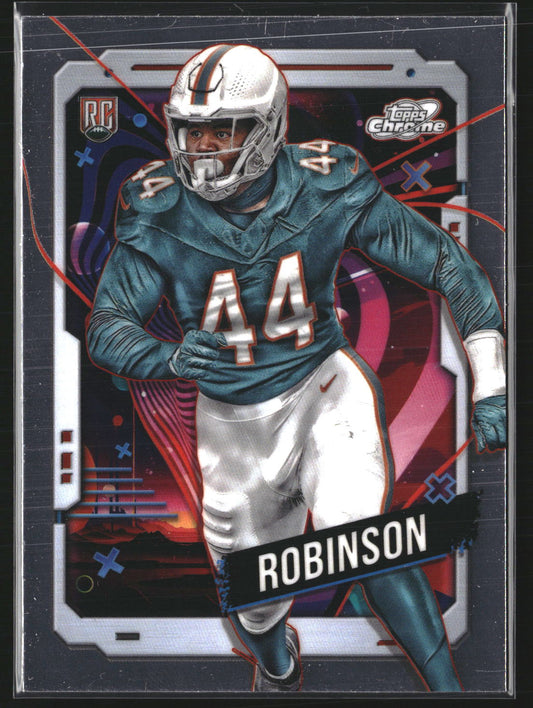 Chop Robinson 2024 Topps Chrome Cosmic 160 RC RC Miami Dolphins