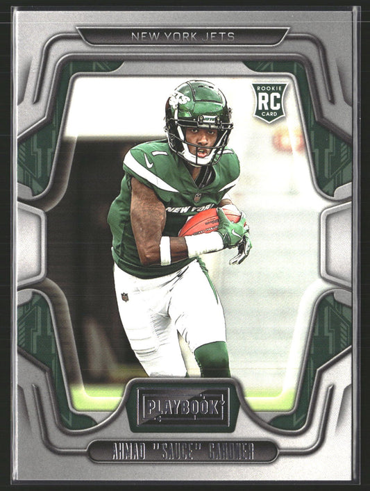 Ahmad "Sauce" Gardner 2022 Panini Playbook 128 RC RC New York Jets
