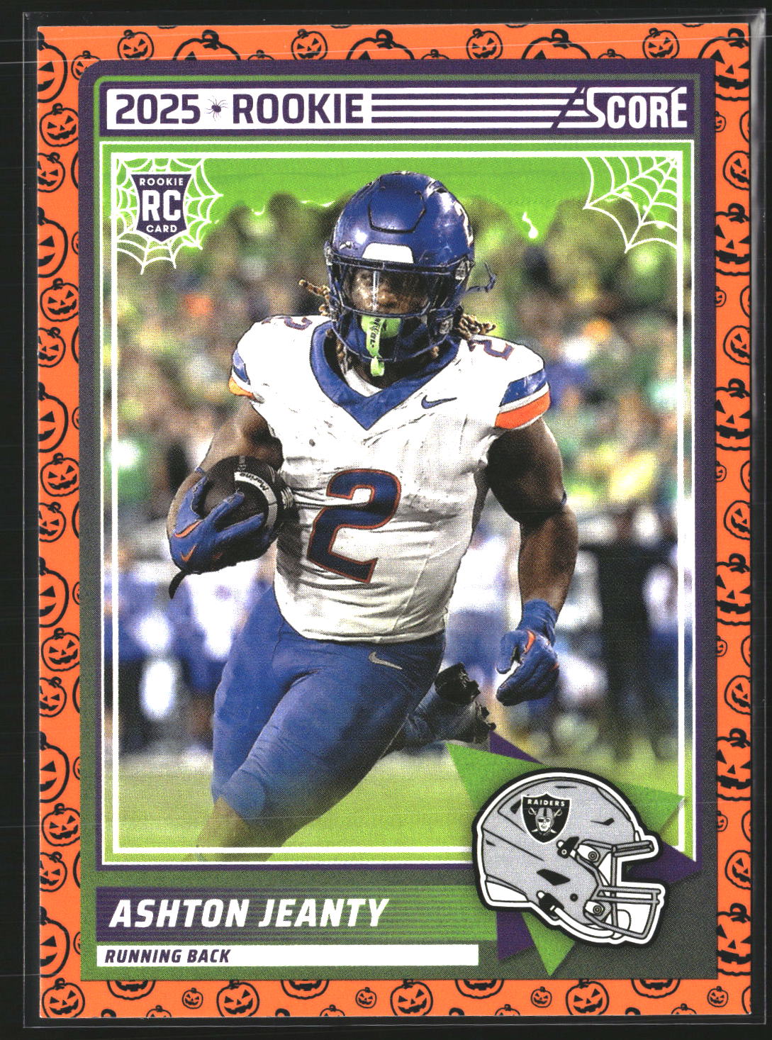 Ashton Jeanty 2025 Score-A-Treat 14 RC RC Las Vegas Raiders