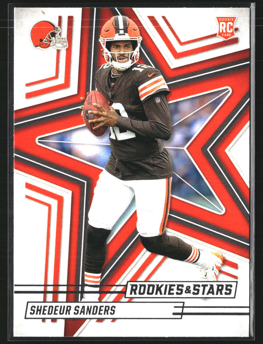 Shedeur Sanders 2025 Panini Rookies & Stars 177 RC RC Cleveland Browns