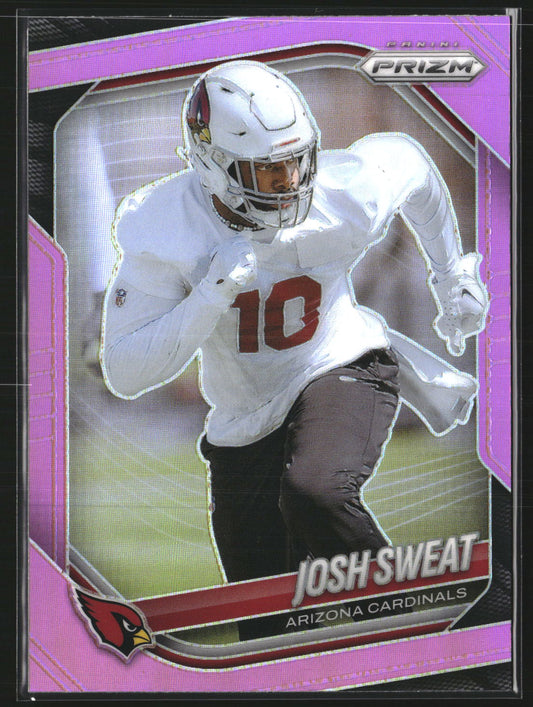 Josh Sweat 2025 Panini Prizm 4 Pink Arizona Cardinals