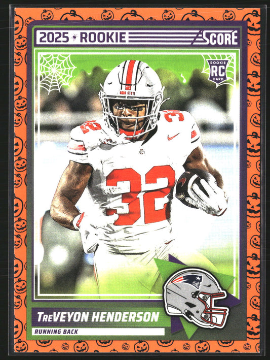 TreVeyon Henderson 2025 Score-A-Treat 59 RC RC New England Patriots