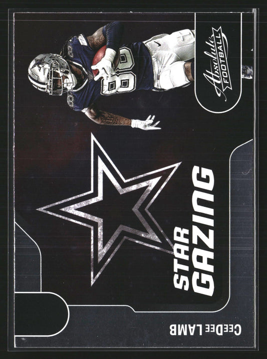 CeeDee Lamb 2022 Panini Absolute SG-19 Star Gazing Dallas Cowboys