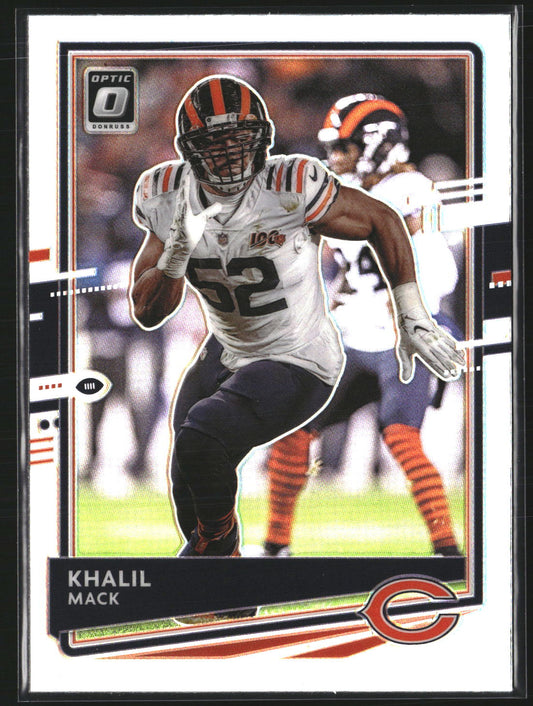 Khalil Mack 2020 Donruss Optic 21 Holo Chicago Bears