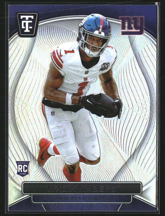 Malik Nabers 2024 Panini Totally Certified 157 RC RC New York Giants