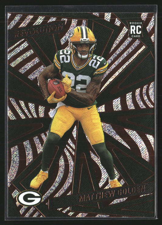 Matthew Golden 2025 Panini Revolution 228 RC RC Green Bay Packers