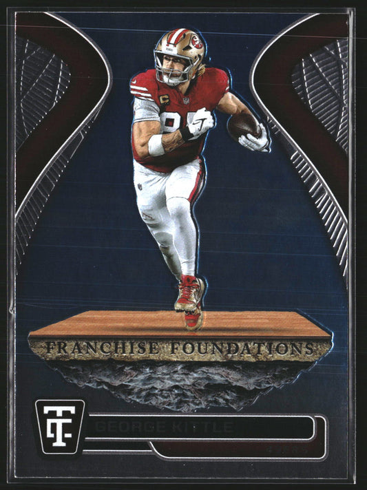 George Kittle 2024 Panini Totally Certified 19 Franchise Foundations 49ers