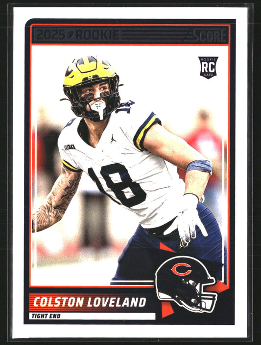 Colston Loveland 2025 Score 31 RC RC Chicago Bears