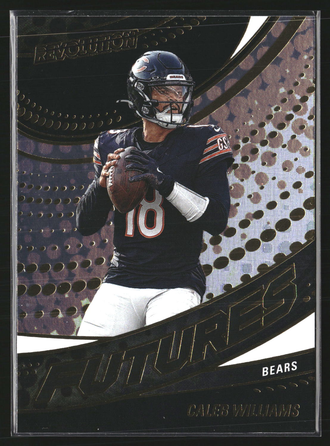 Caleb Williams 2025 Panini Revolution 4 Futures Chicago Bears