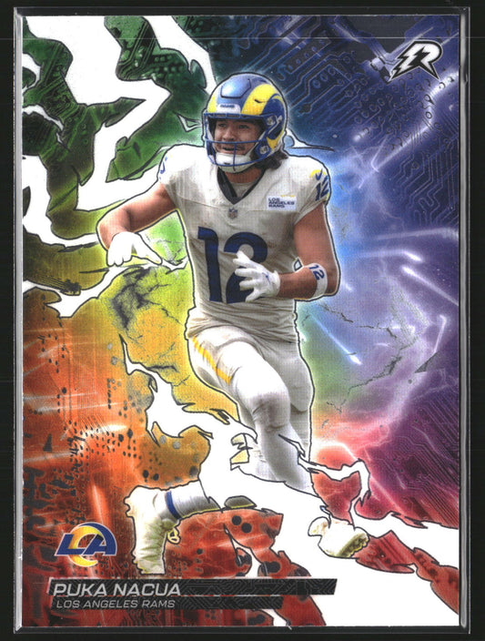 Puka Nacua 2025 Topps Resurgence CB-10 Circuit Breakers Los Angeles Rams