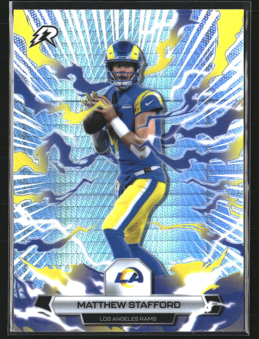 Matthew Stafford 2025 Topps Resurgence 57 Prism Refractor Los Angeles Rams