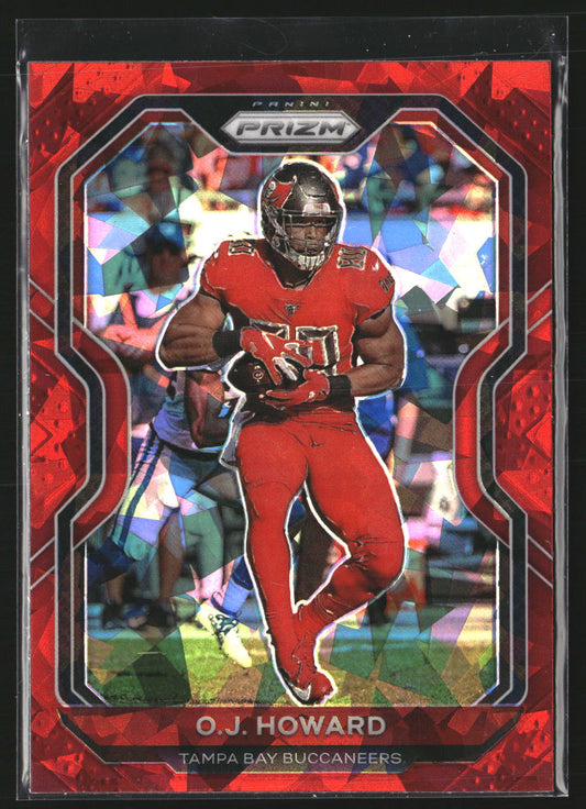 O.J. Howard 2020 Panini Prizm 258 Prizm Red Ice Tampa Bay Buccaneers