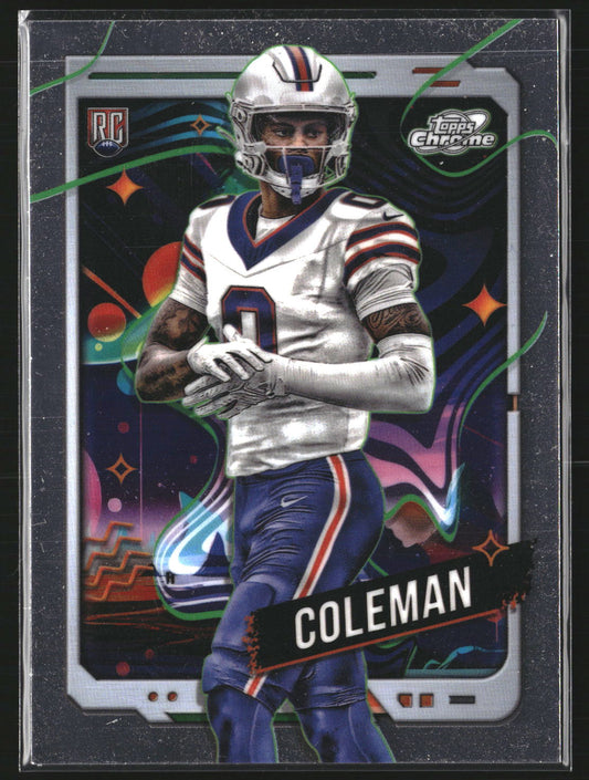 Keon Coleman 2024 Topps Chrome Cosmic 111 RC RC Buffalo Bills