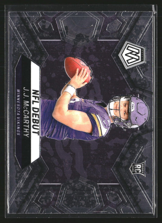 J.J. McCarthy 2024 Panini Mosaic 275 Minnesota Vikings