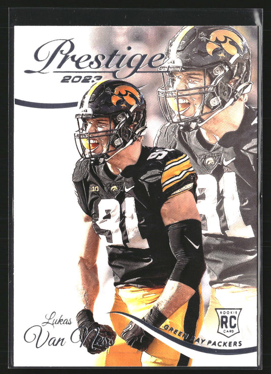Lukas Van Ness 2023 Panini Prestige 359 RC RC Green Bay Packers