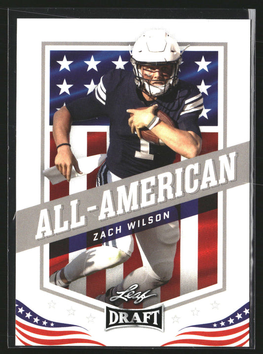 Zach Wilson 2021 Leaf Draft 48 BYU Cougars