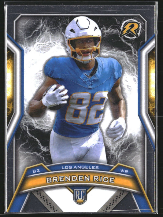 Brenden Rice 2024 Topps Resurgence 155 RC RC Los Angeles Chargers