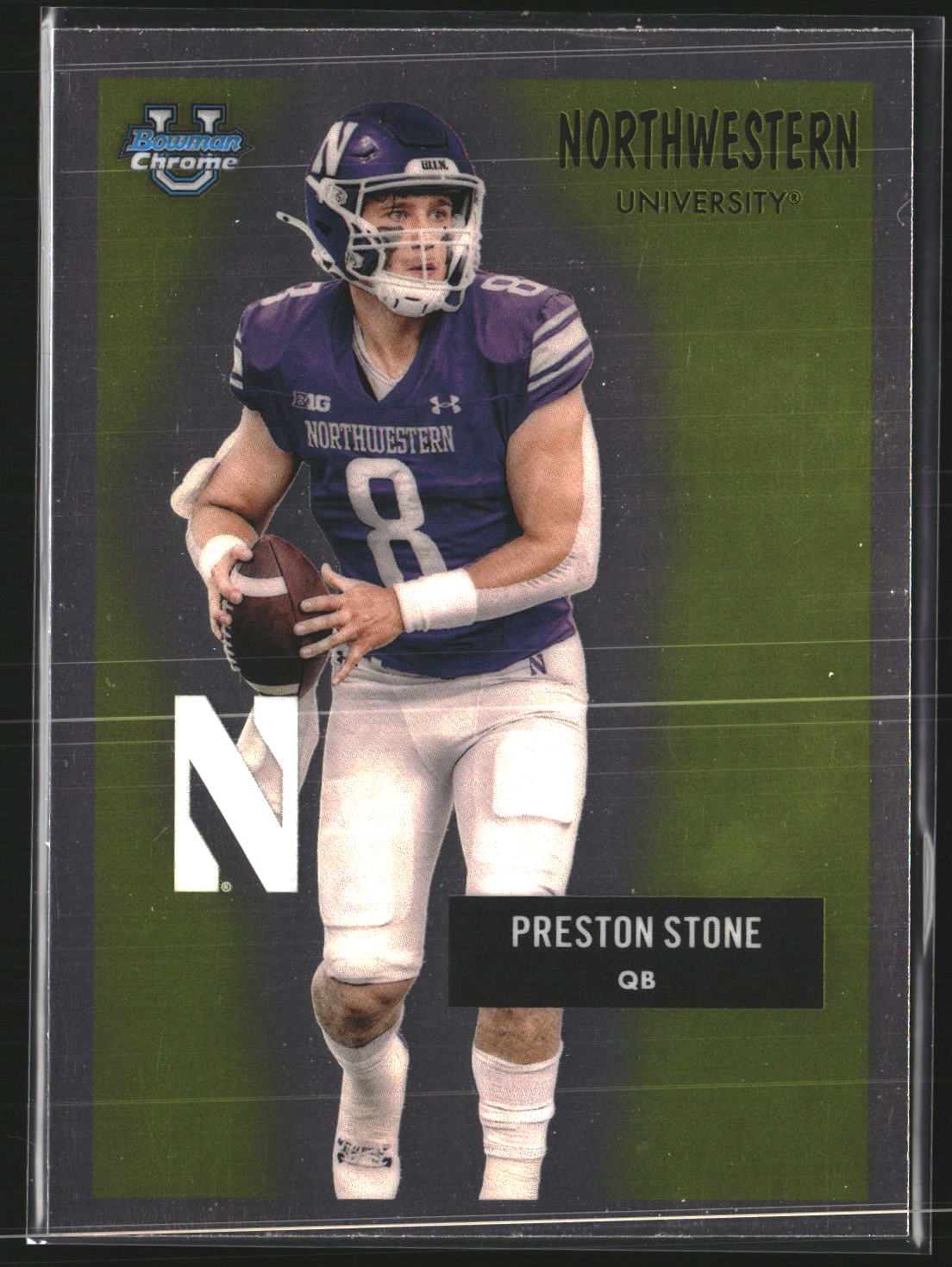 Preston Stone 2025 Bowman Chrome 55AV-20 1955 Bowman Football NW Wildcats