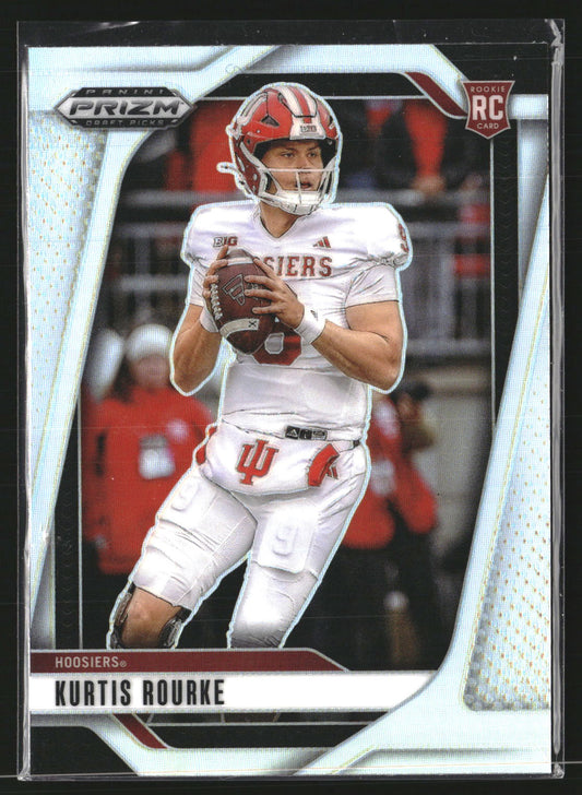 Kurtis Rourke 2025 Panini Prizm Draft Picks 37 Prizm Silver Indiana Hoosiers