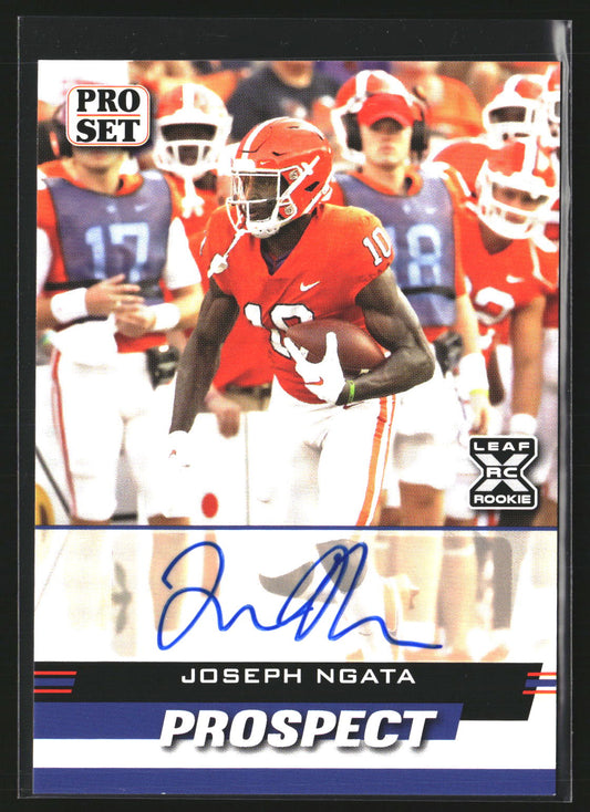 Joseph Ngata 2022 Pro Set Sports PSP-JN1 Prospect Autographs AU Clemson Tigers